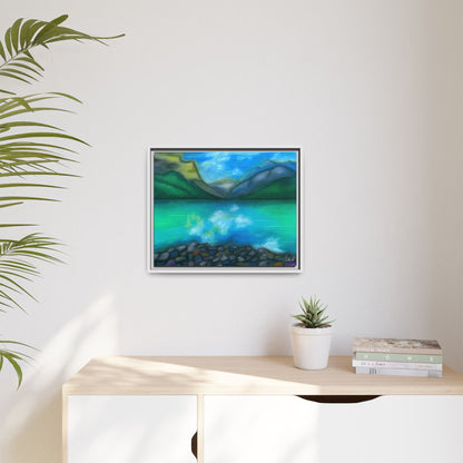 Mountain Lake Framed Wall Art