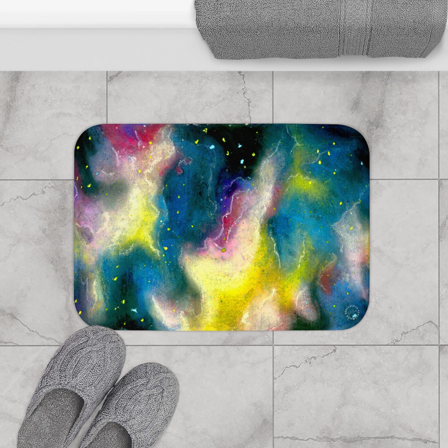 Sunrise Galaxy Bath Mat