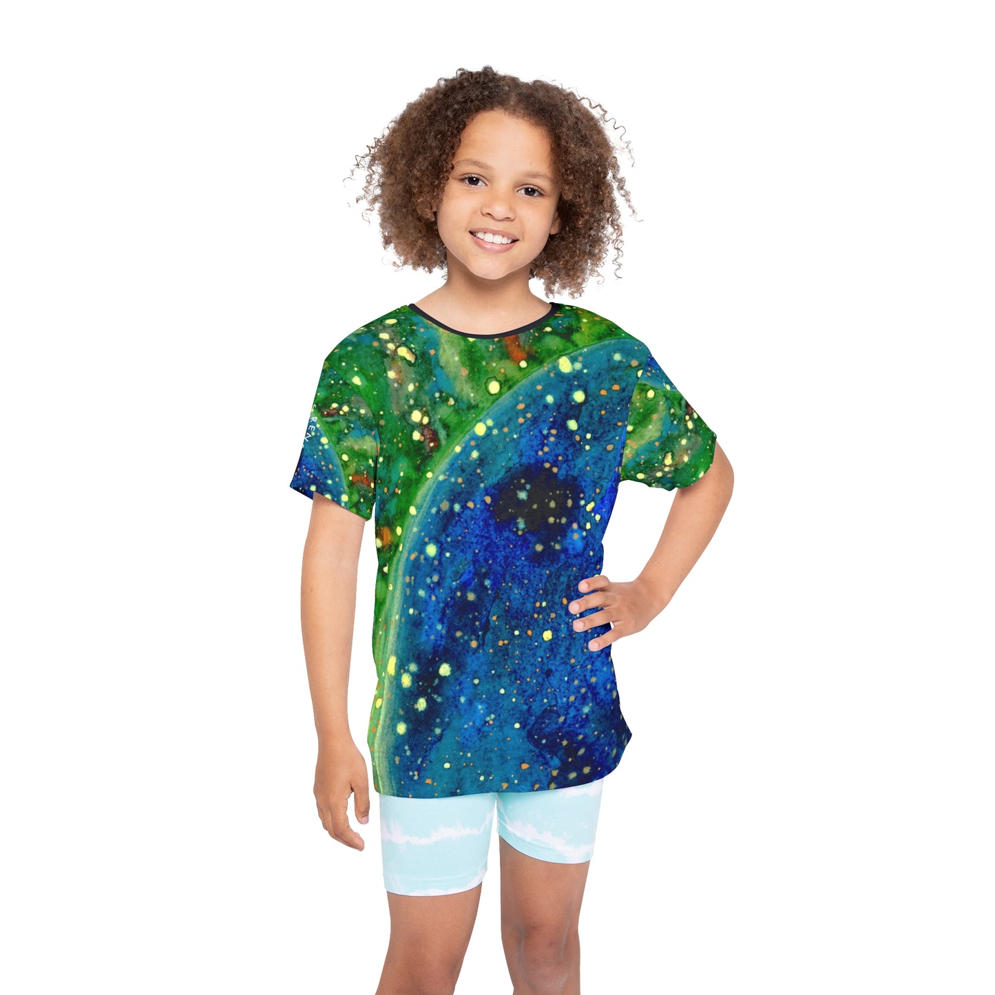 Blue Planet Galaxy Kids Sports Jersey (AOP)