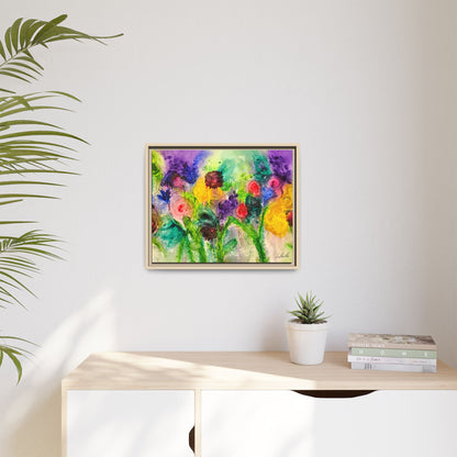 Abstract Flowers Framed Wall Art