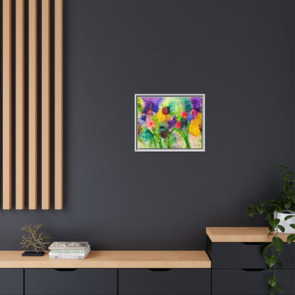 Abstract Flowers Framed Wall Art