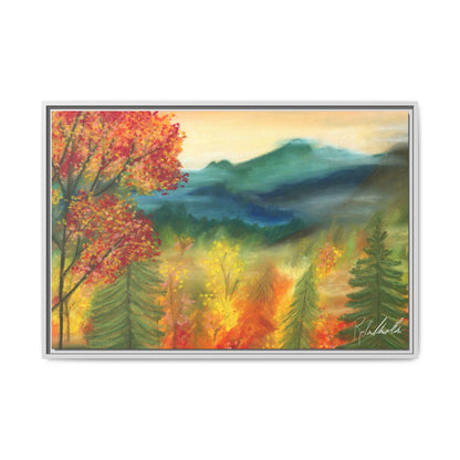 Fall Mountains Framed Wall Art
