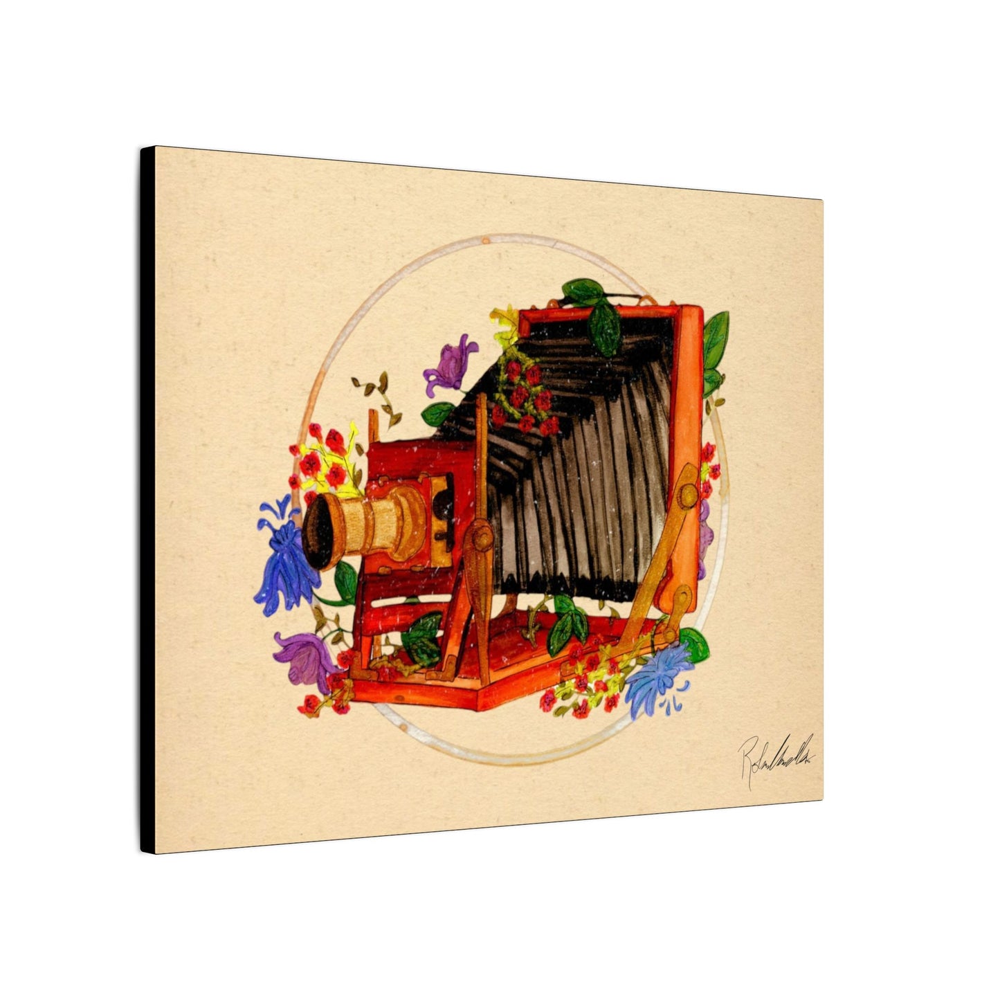 Vintage camera Canvas Gallery Wrap