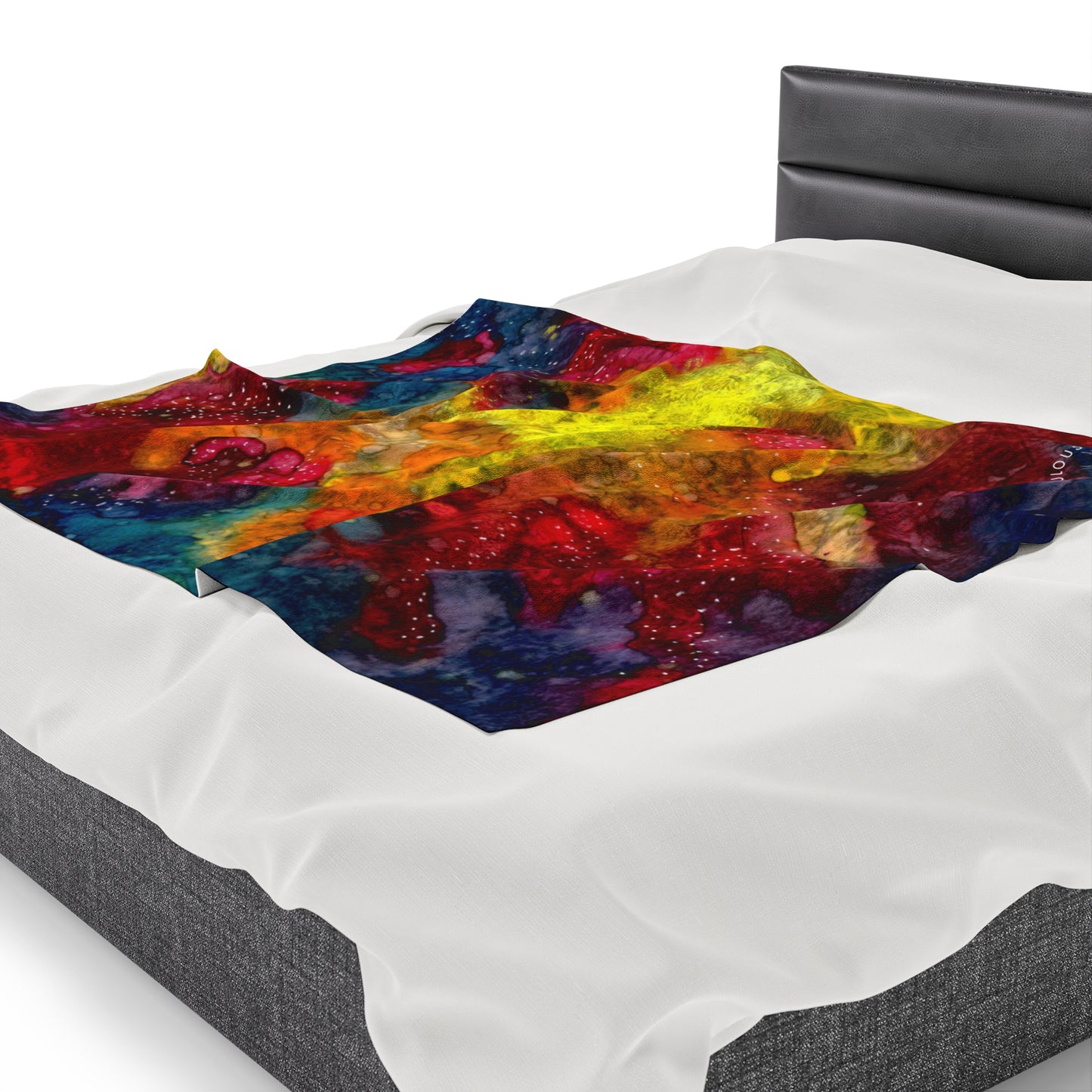 Sunset Clouds Galaxy Velveteen Plush Blanket