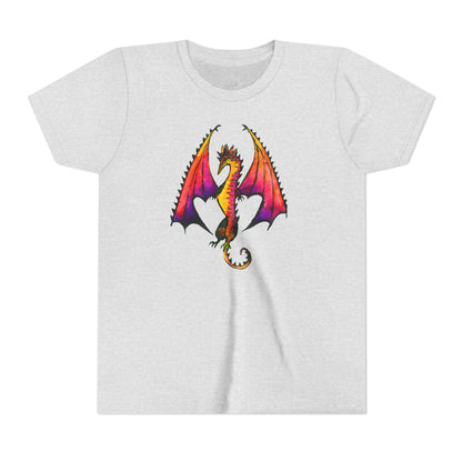Kids Dragon T-Shirt — Colorful Fantasy Dragon Youth Tee