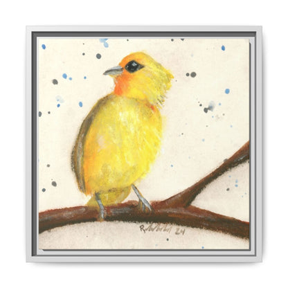 Yellow Canary Bird Framed Wall Art