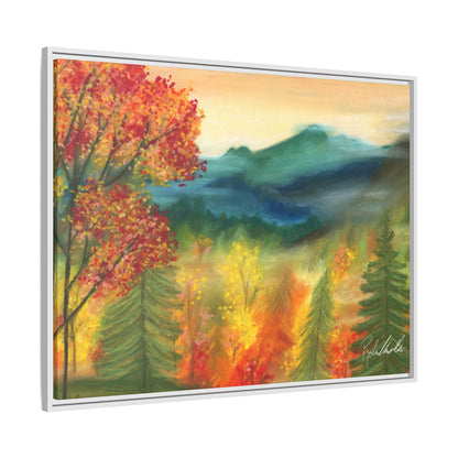 Fall Mountains Framed Wall Art