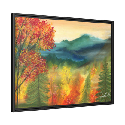 Fall Mountains Framed Wall Art