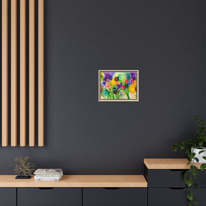 Abstract Flowers Framed Wall Art