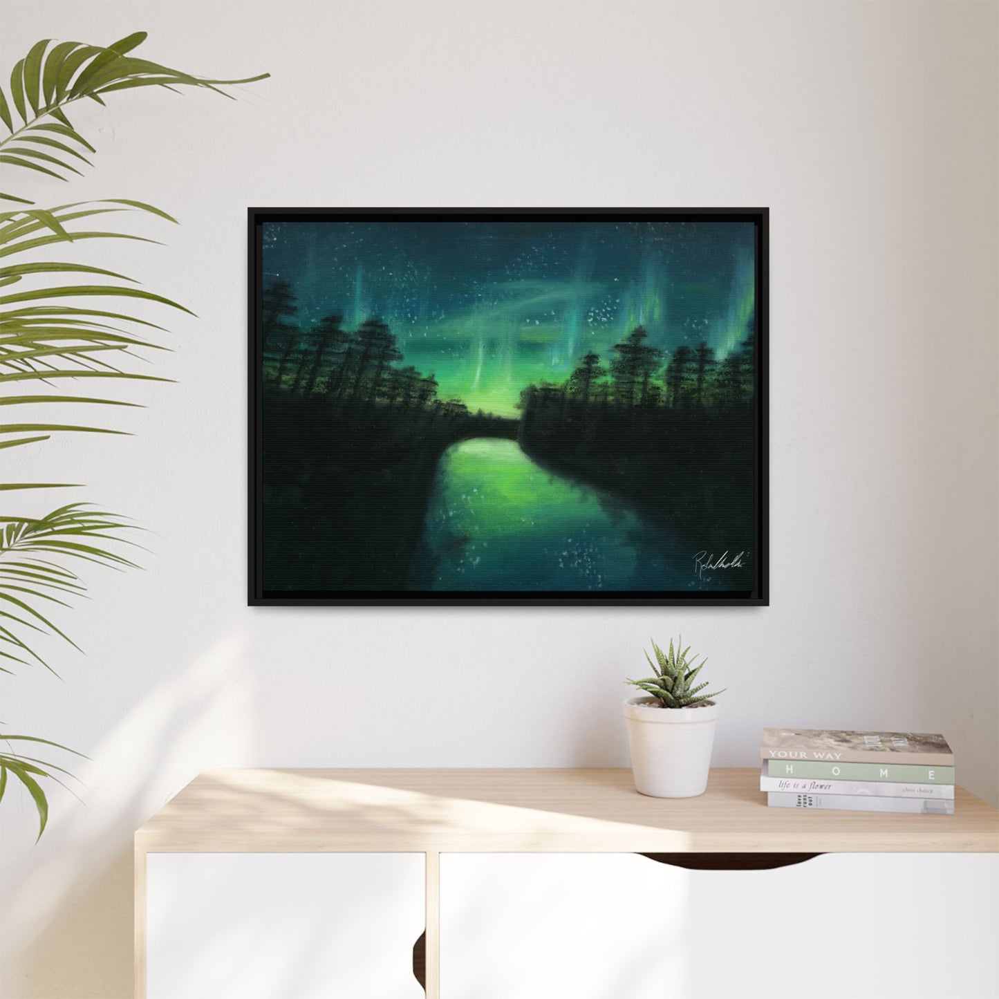 Northern Lights Framed Wall Art