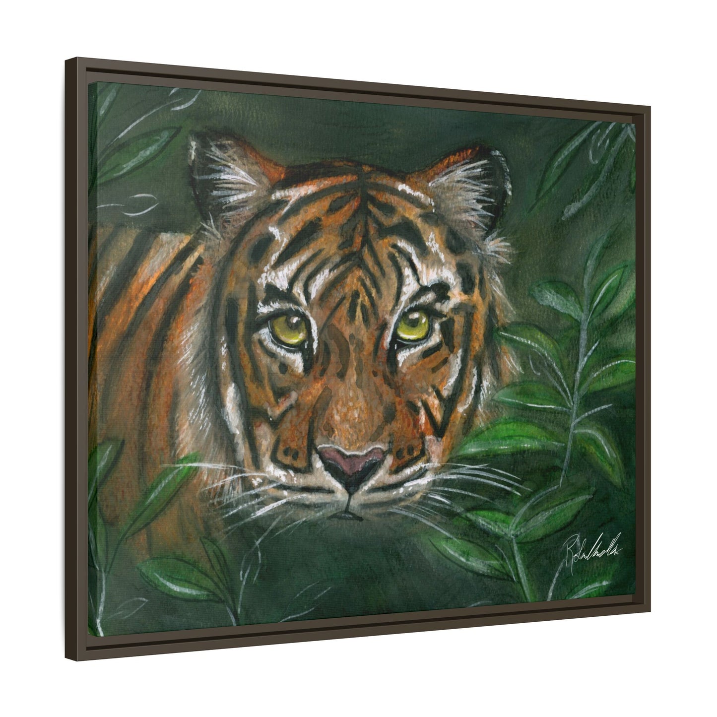 Jungle Tiger Framed Wall Art