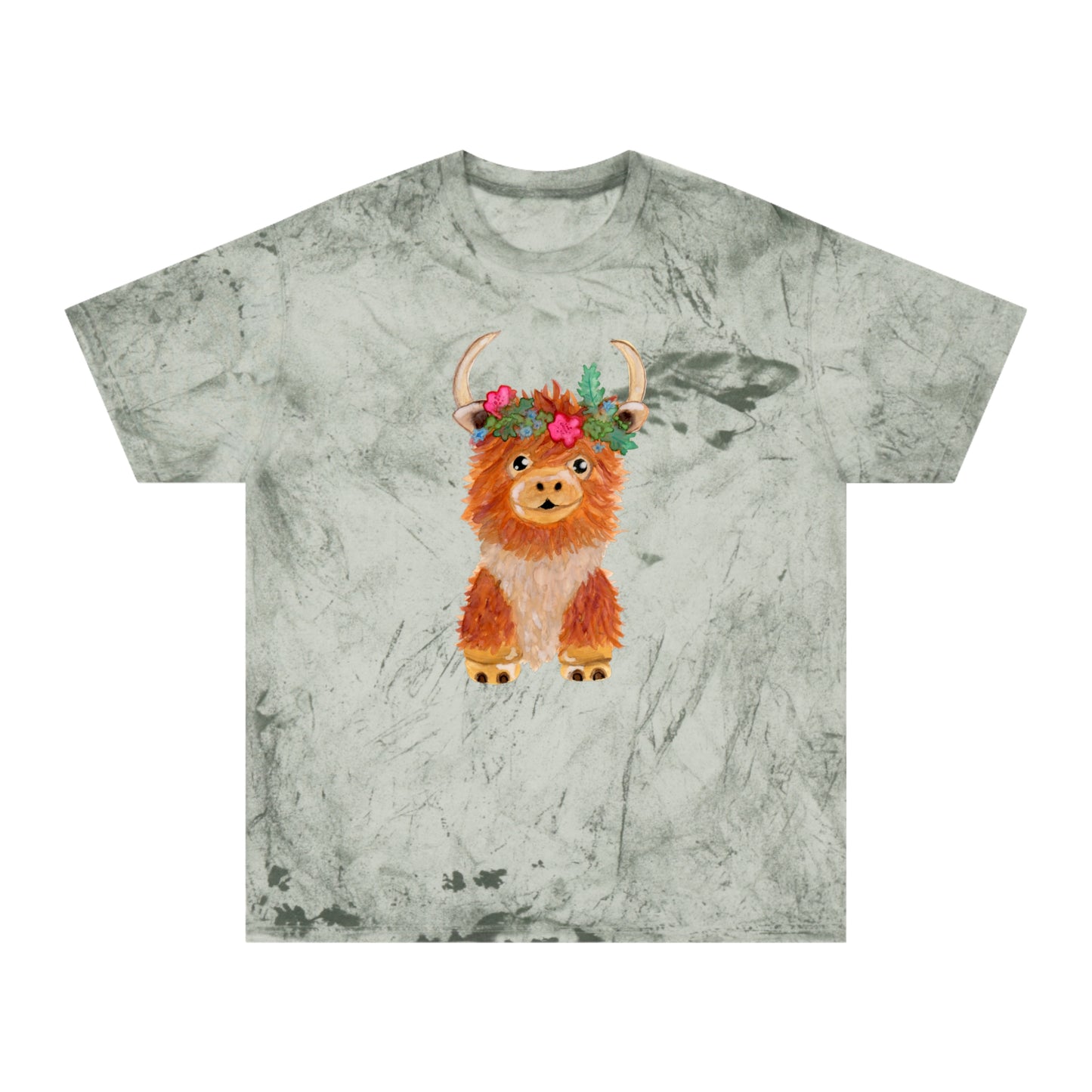 Cow Unisex Color Blast T-Shirt