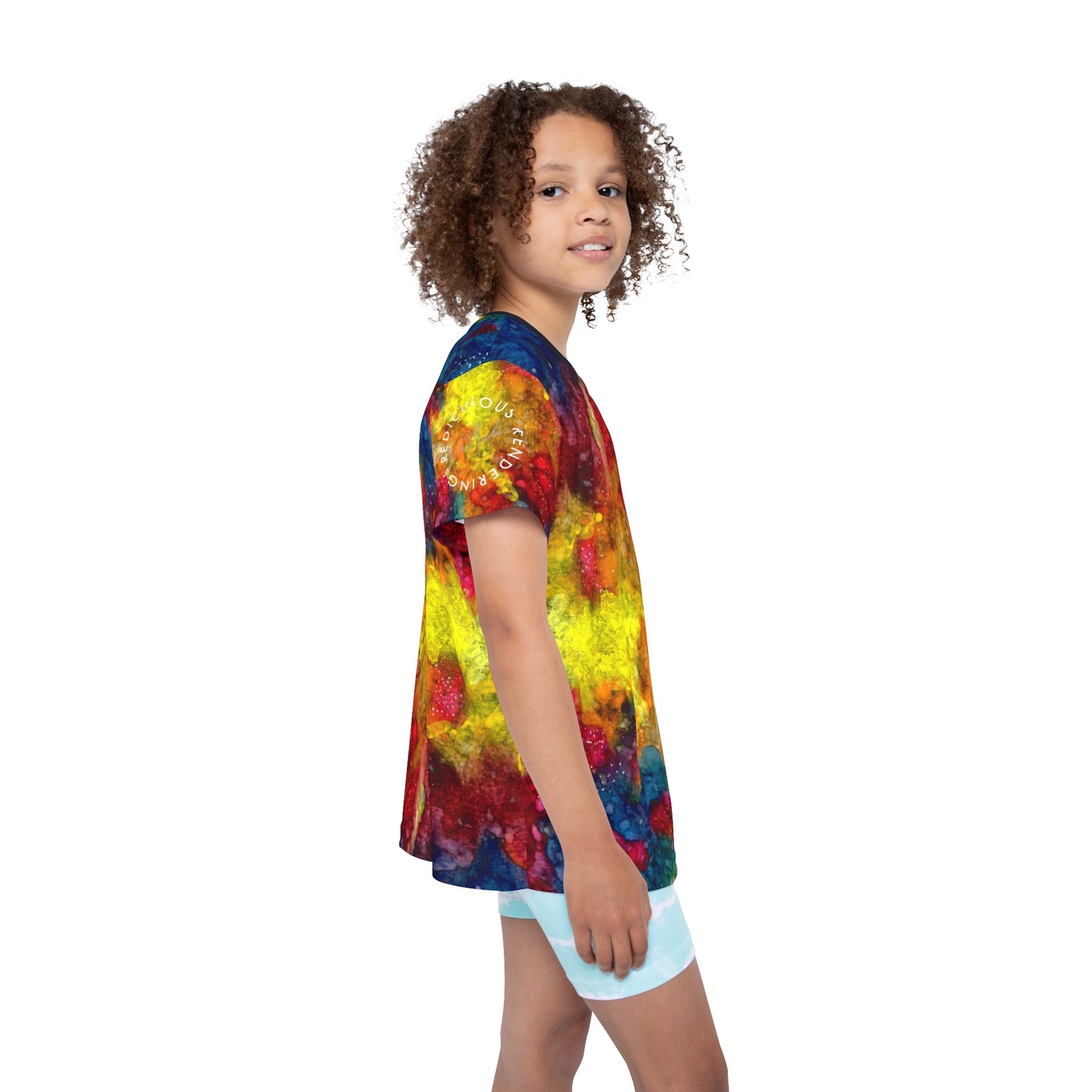 Sunset Clouds Galaxy Kids Sports Jersey (AOP)