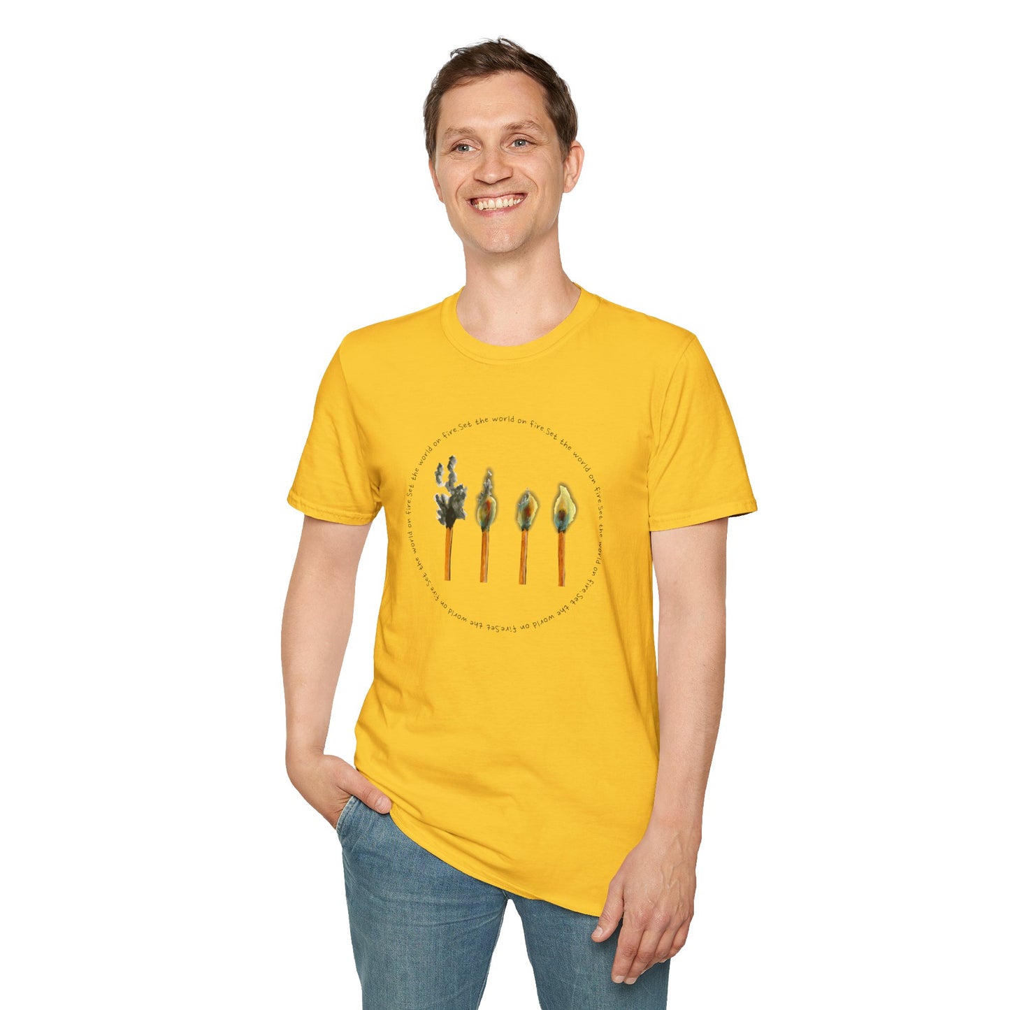 Light the World on Fire Unisex Softstyle T-Shirt