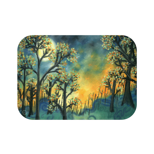 Fire Sun Tree Mat Bath Mat