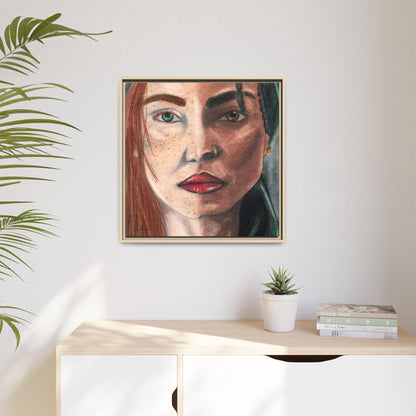 Beyond Race Woman Framed Wall Art