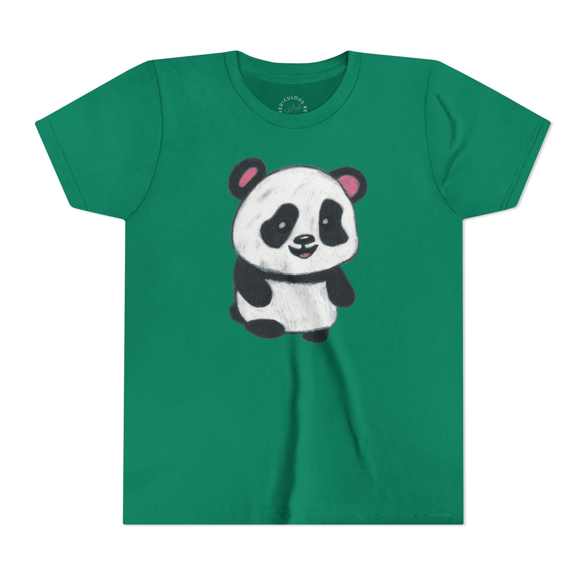 Kids Panda Tee — Cute Hand-Drawn Baby Panda Youth Shirt
