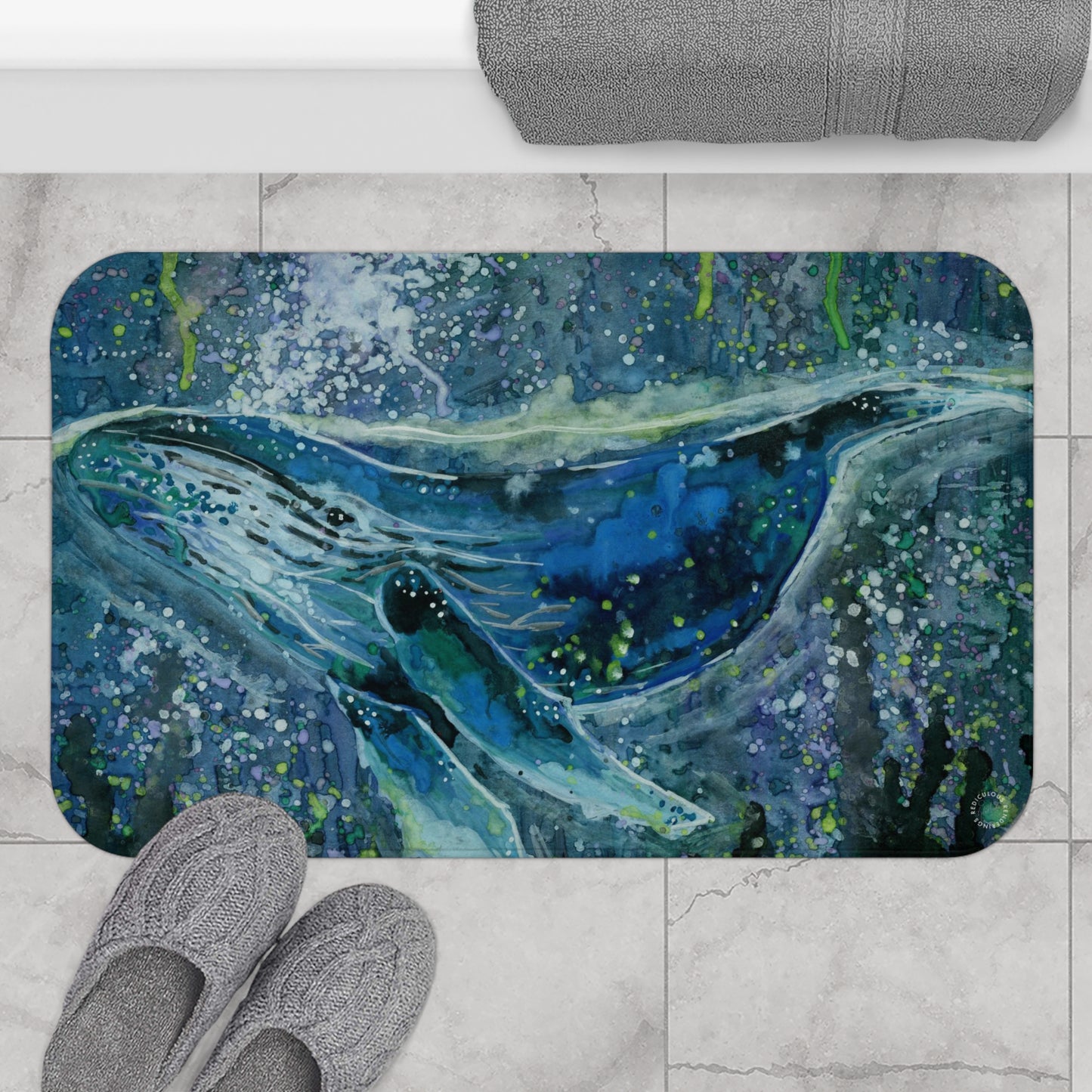 Whale Bath Mat