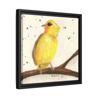 Yellow Canary Bird Framed Wall Art
