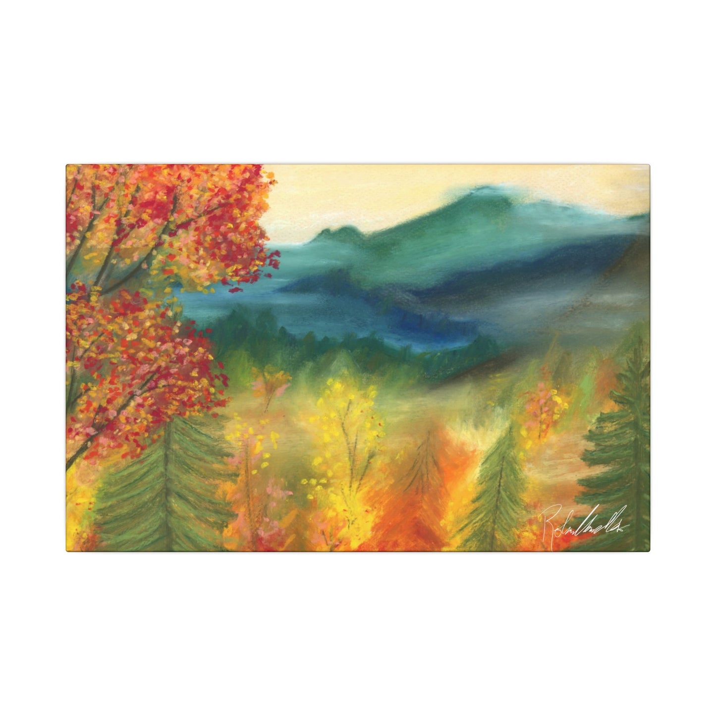 Fall Mountains Canvas Gallery Wrap