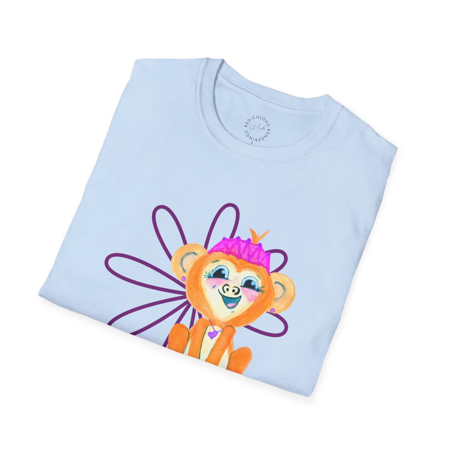 Monkey Unisex Softstyle T-Shirt