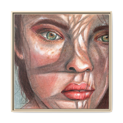 Woman In the Shadows Framed Wall Art