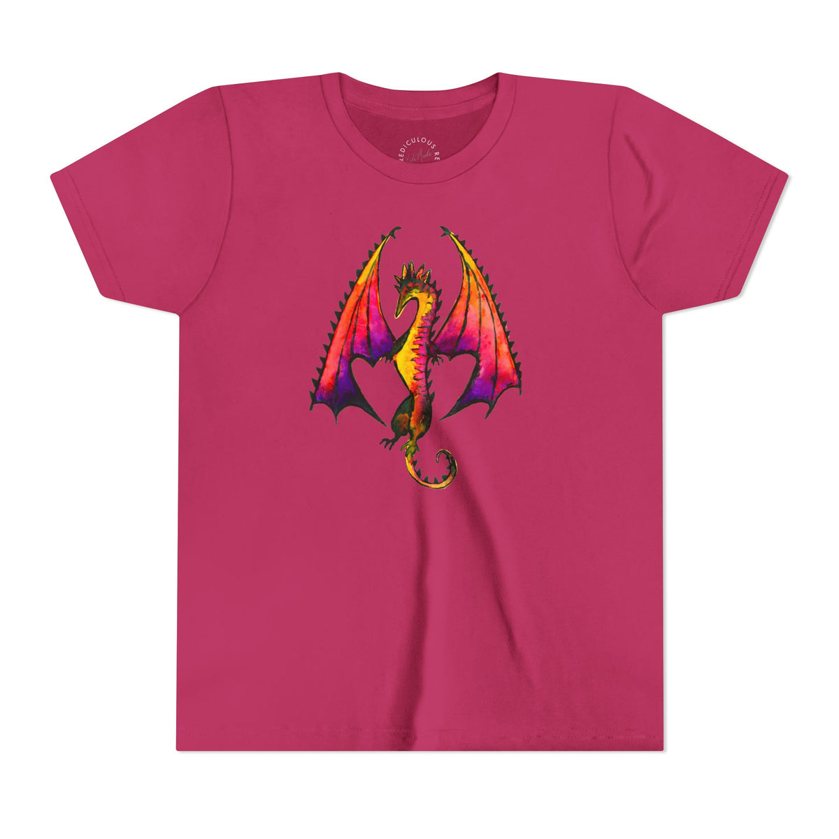 Kids Dragon T-Shirt — Colorful Fantasy Dragon Youth Tee