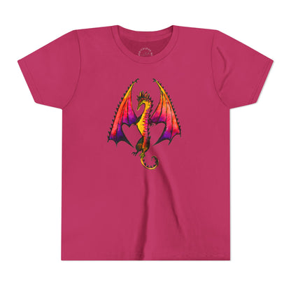 Kids Dragon T-Shirt — Colorful Fantasy Dragon Youth Tee