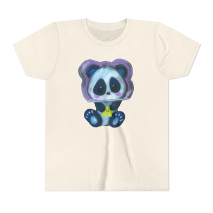 Cute Star Panda Youth Tee — Adorable Cartoon Panda Kids T-Shirt