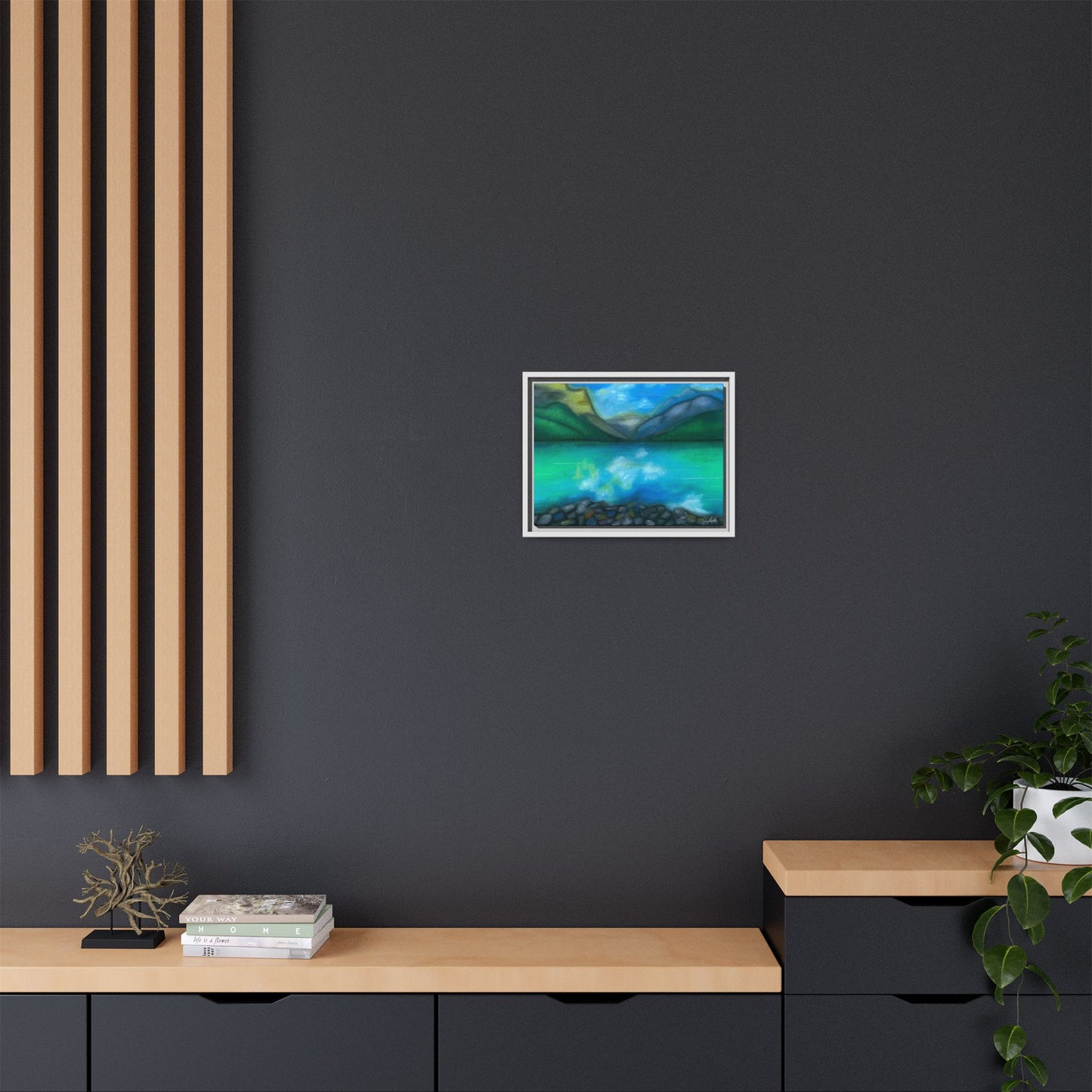 Mountain Lake Framed Wall Art