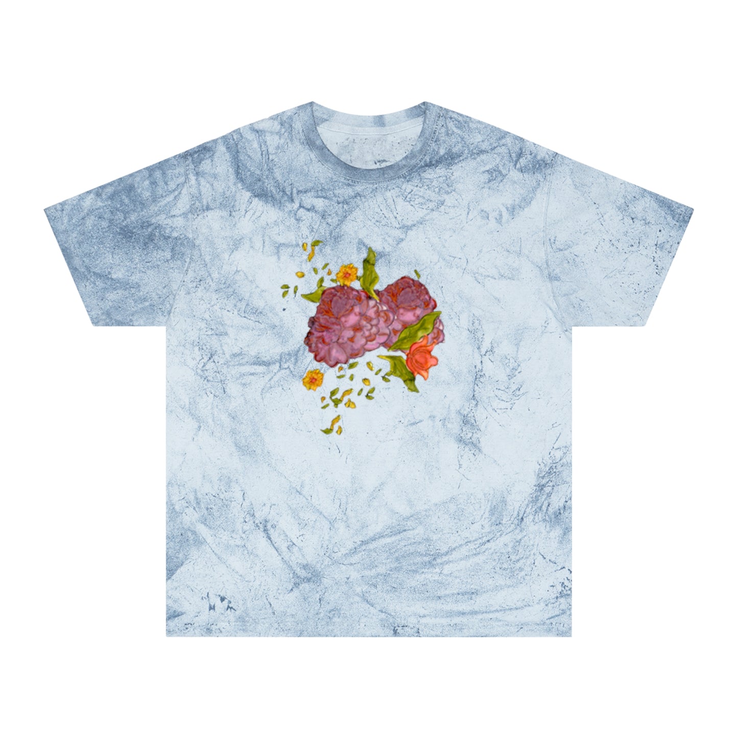 Vintage Flowers Unisex Color Blast T-Shirt