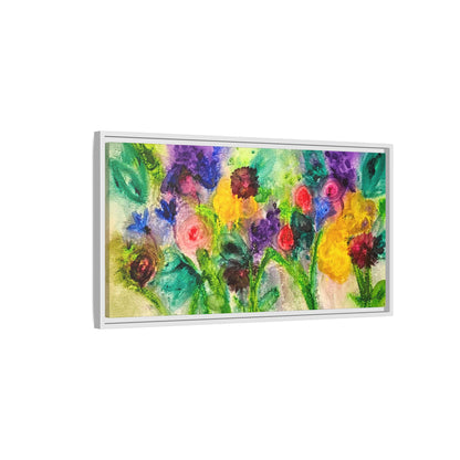 Abstract Flowers Framed Wall Art