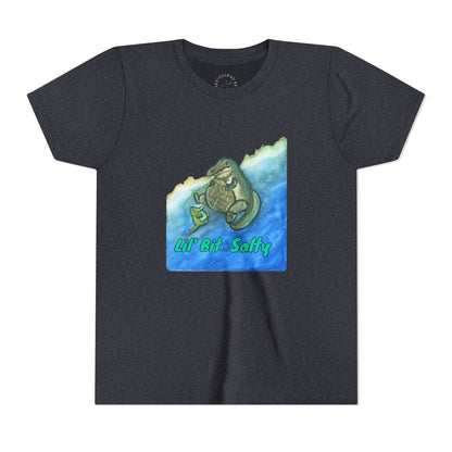 Youth Tee — "Lil' Bit Salty" Gator Graphic Shirt