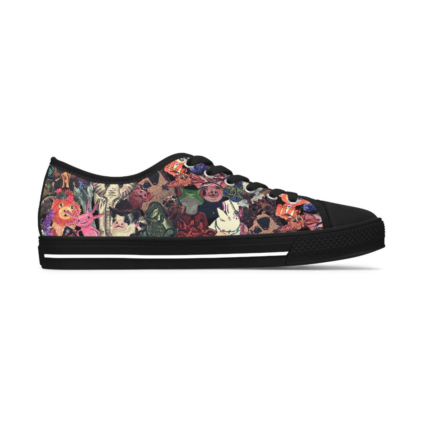 Vintage Animal Mashup Unisex Low Top Classic Sneakers