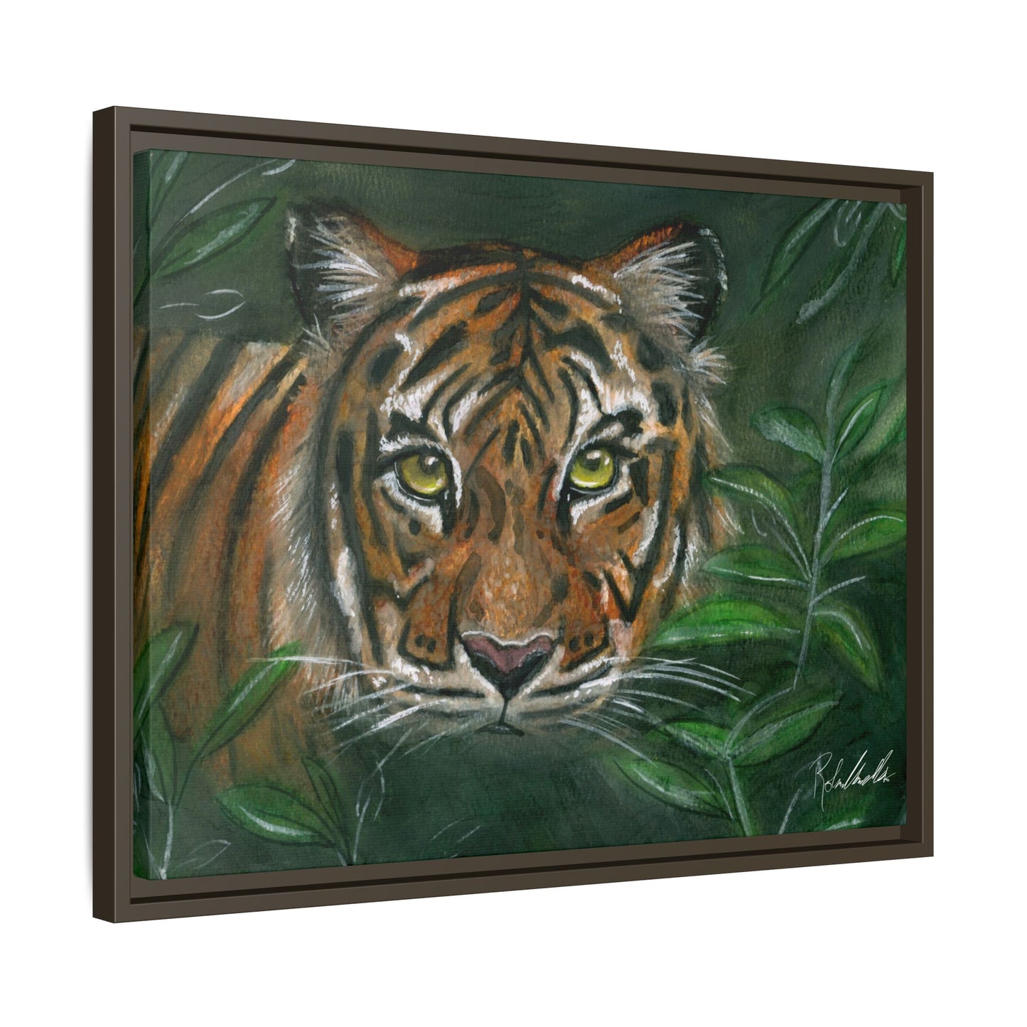 Jungle Tiger Framed Wall Art