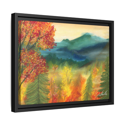 Fall Mountains Framed Wall Art