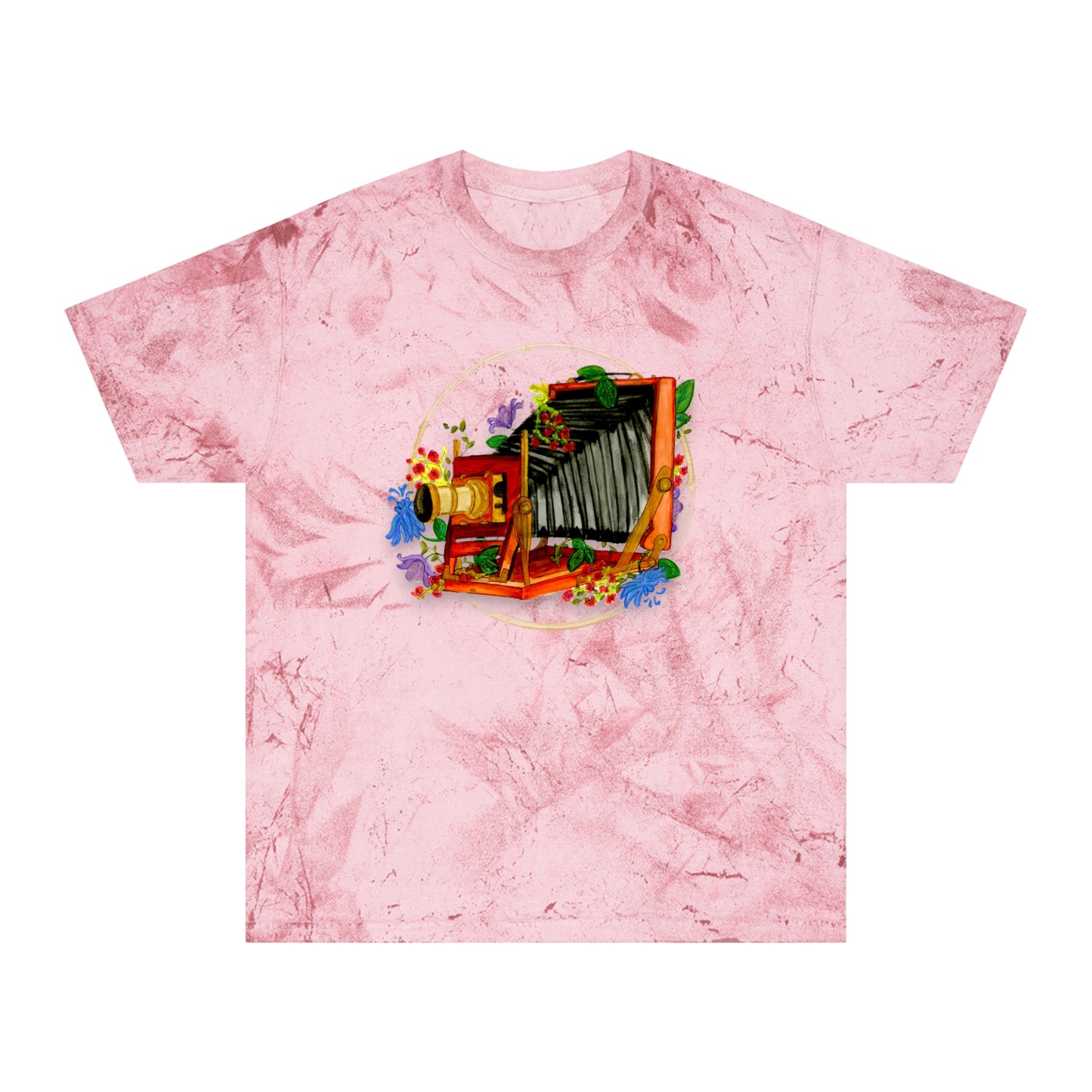 Vintage Camera Unisex Color Blast T-Shirt