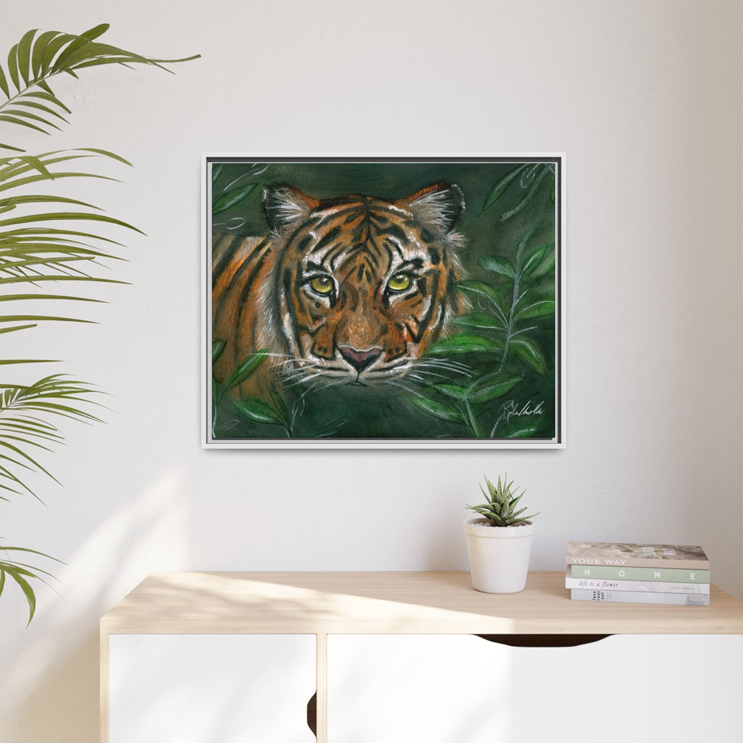 Jungle Tiger Framed Wall Art