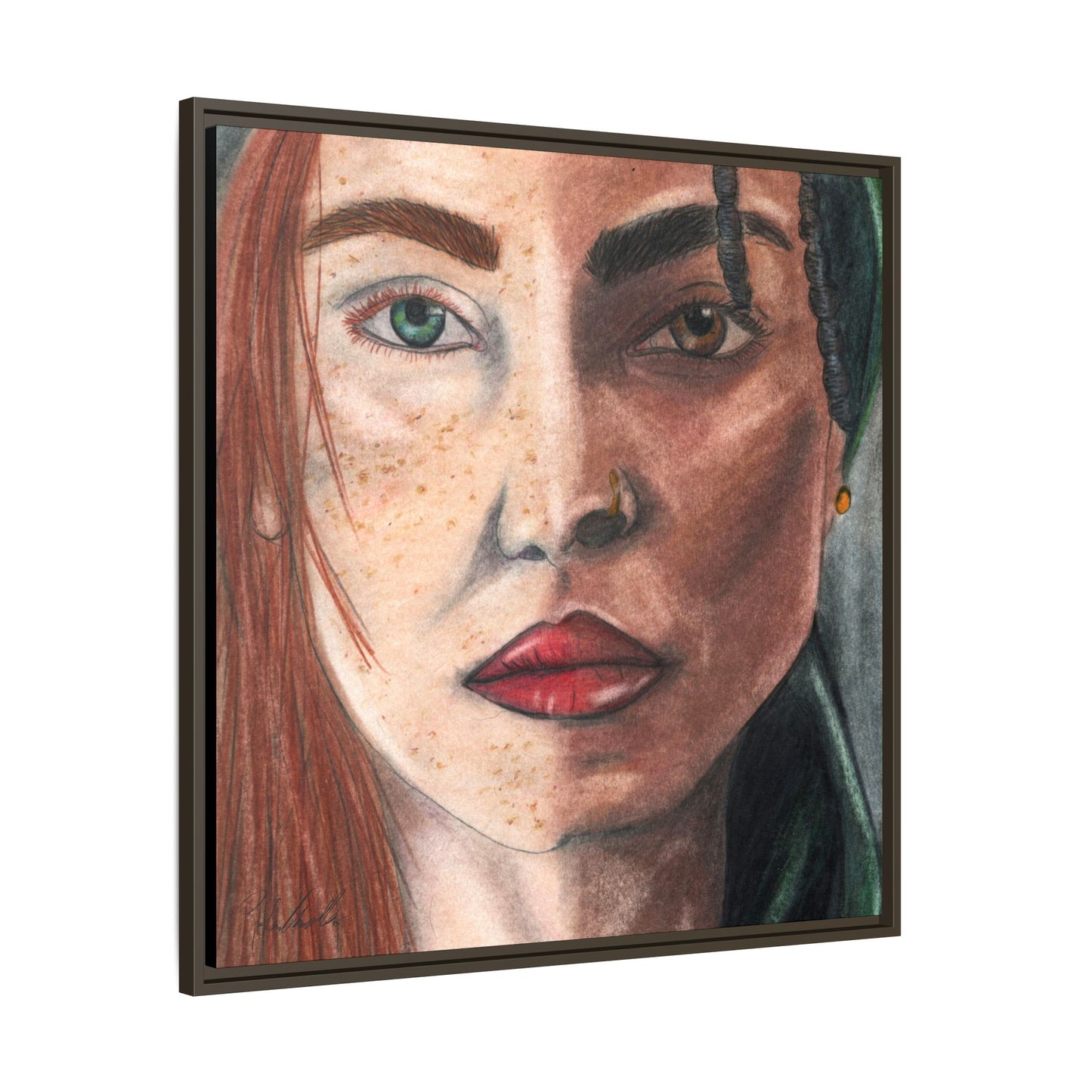 Beyond Race Woman Framed Wall Art