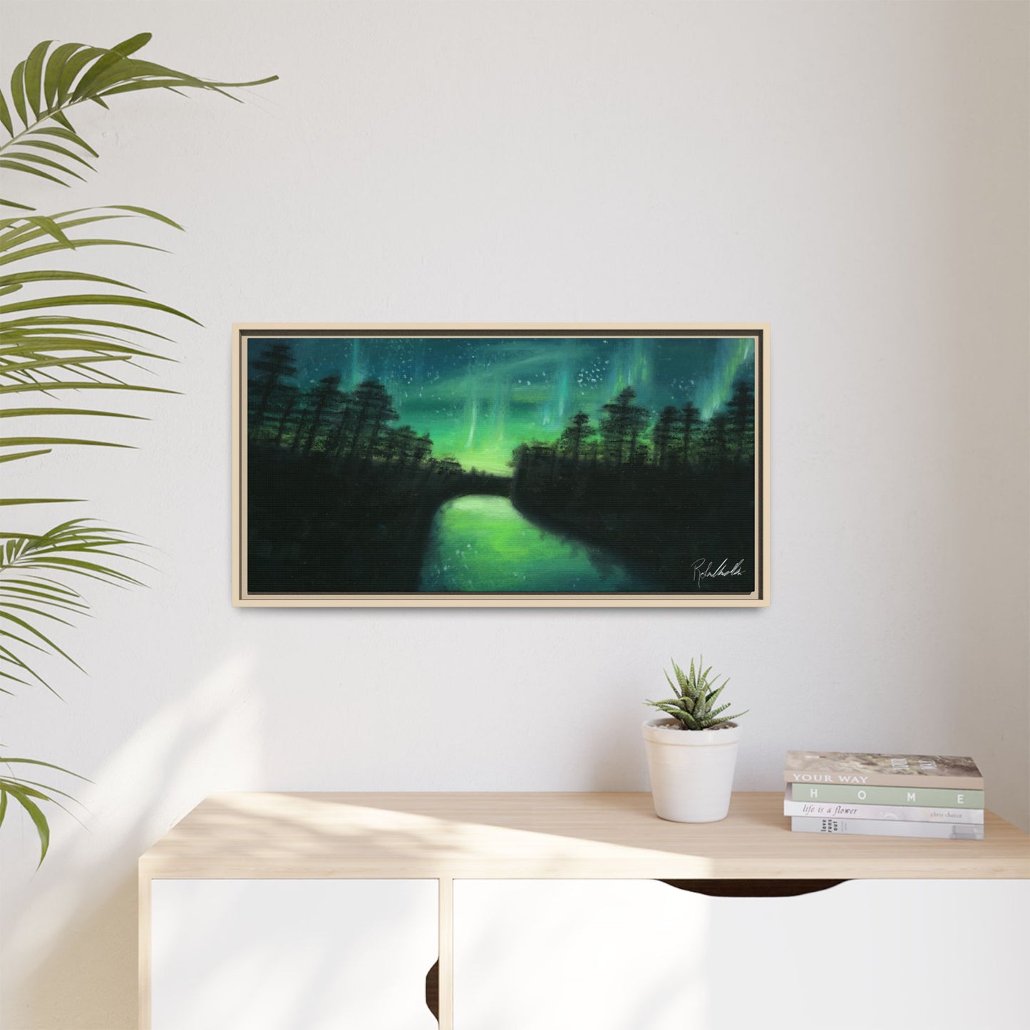 Northern Lights Framed Wall Art