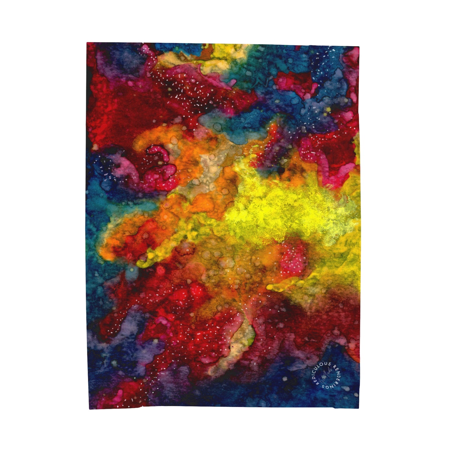 Sunset Clouds Galaxy Velveteen Plush Blanket