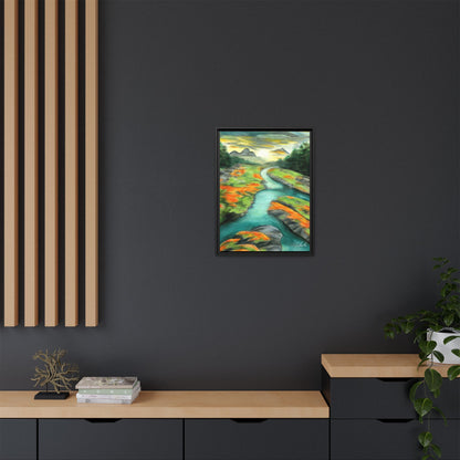Mountain Stream Framed Wall Art