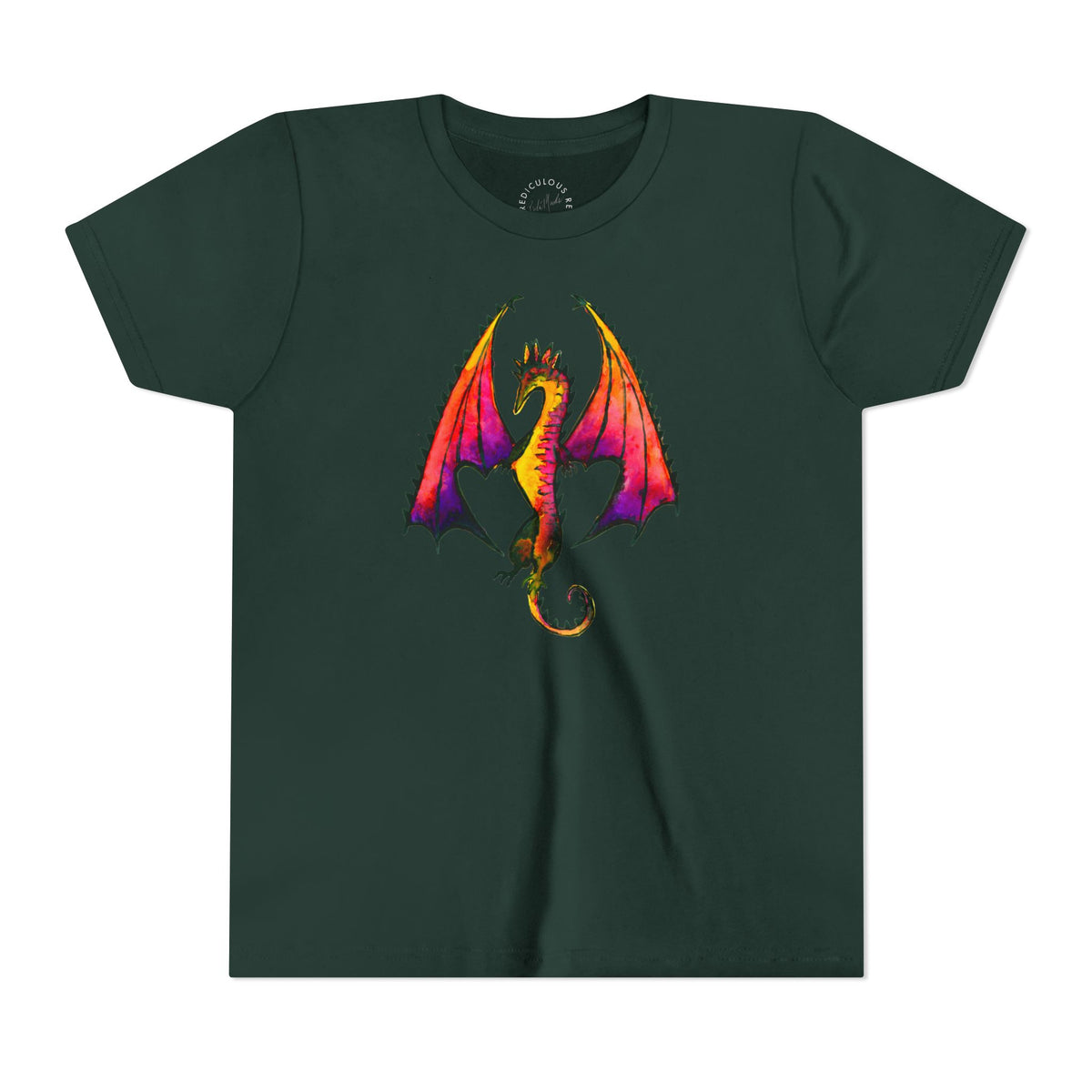 Kids Dragon T-Shirt — Colorful Fantasy Dragon Youth Tee