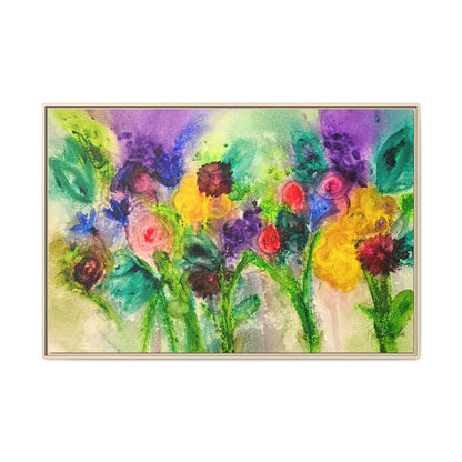 Abstract Flowers Framed Wall Art