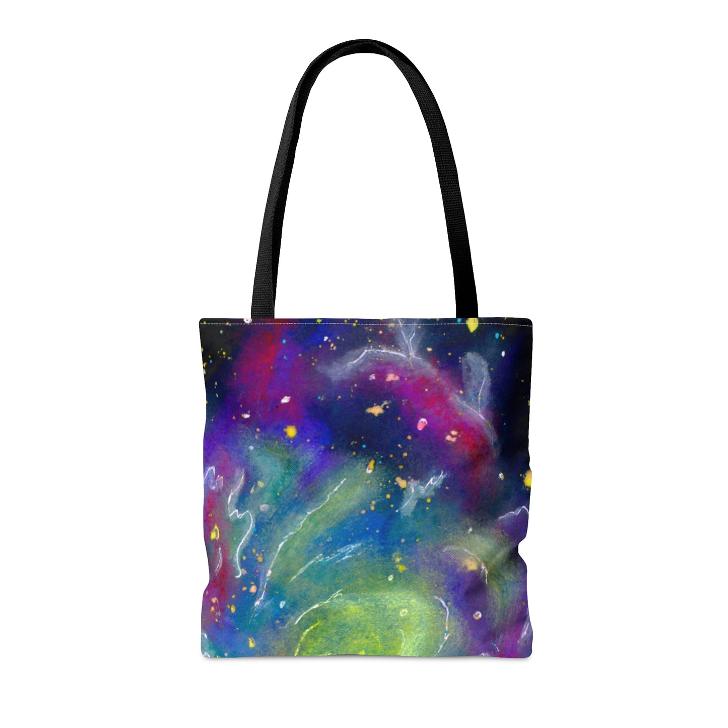 Rainbow Vortex Galaxy Tote