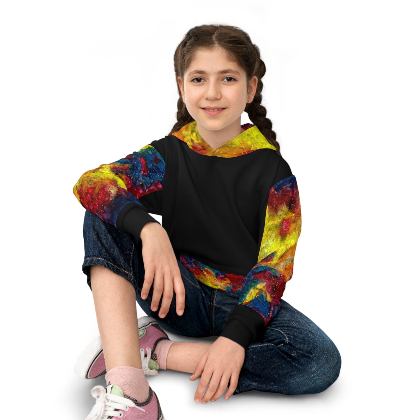 Sunset Clouds Galaxy Children's Hoodie (AOP)