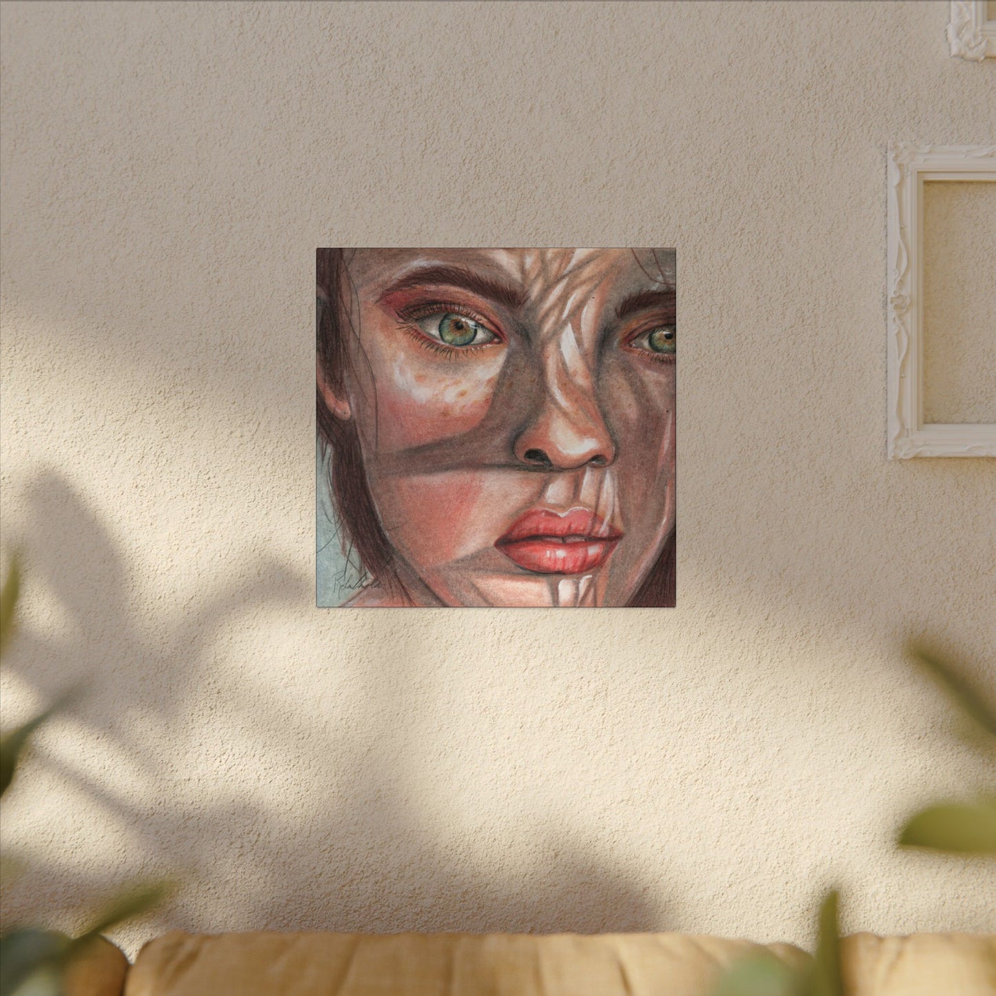 Woman In the Shadows Canvas Gallery Wrap