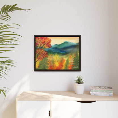 Fall Mountains Framed Wall Art