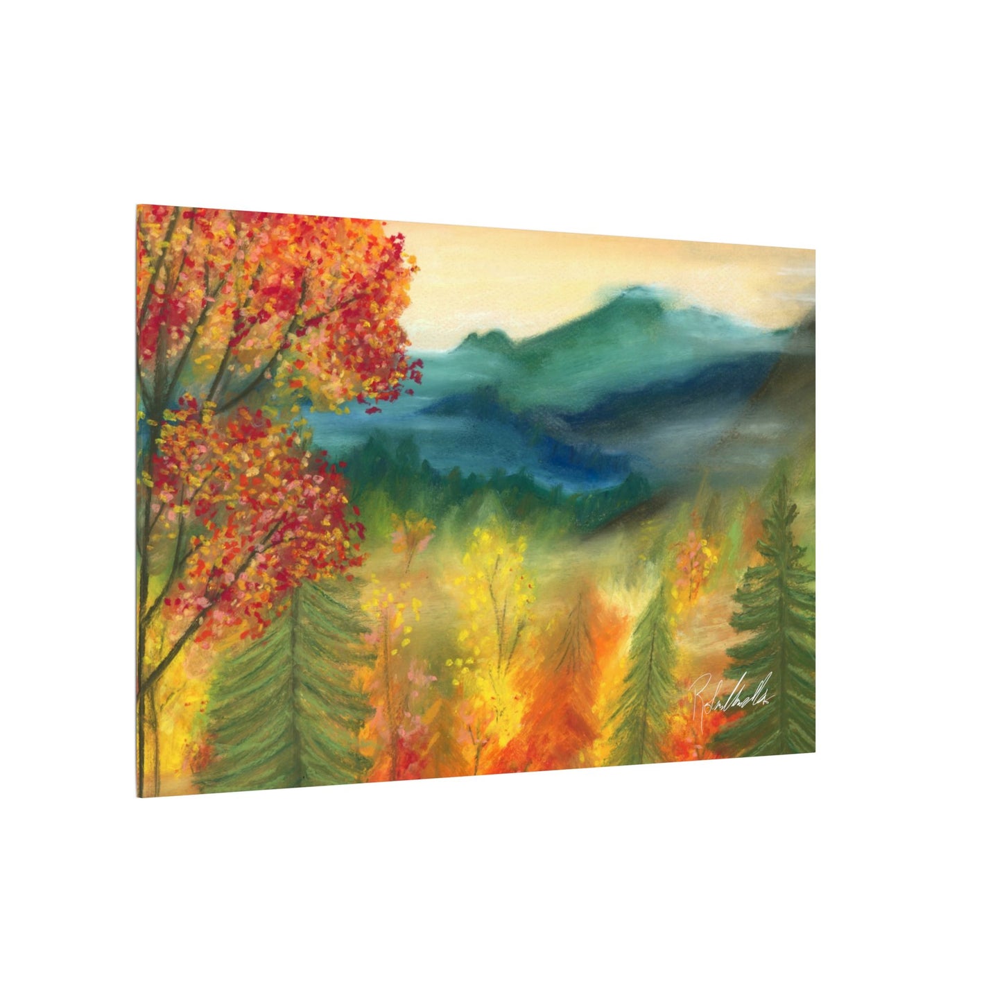 Fall Mountains Canvas Gallery Wrap
