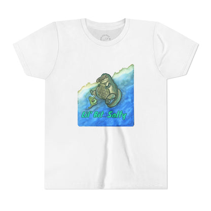 Youth Tee — "Lil' Bit Salty" Gator Graphic Shirt